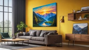Photo canvas painting